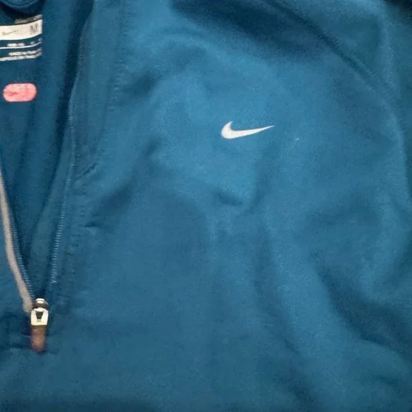 Nike Teal Hooded Jacket with hand mittens - Picture 3 of 11